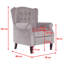 Doylestown 78cm Wide Wing Chair Recliner-688573473