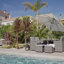 8 Seater Rattan Cube Outdoor Dining Set - Grey Weave Polywood Top-1524704623