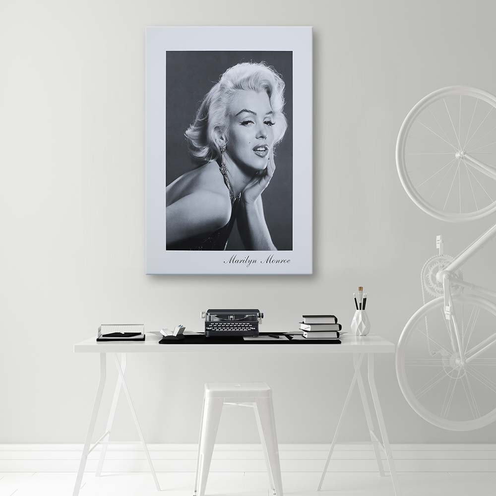 Leinwandbild Marilyn Monroe Black And White