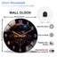 Horloge murale en verre effet pirate
