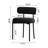 Sherpa Upholstered Metal Dining Chairs-1389094372-1355078508