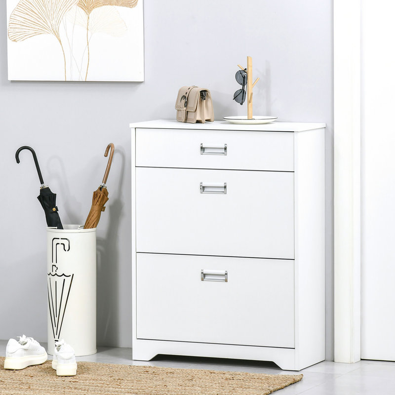 16 Pair Flip Down Shoe Storage