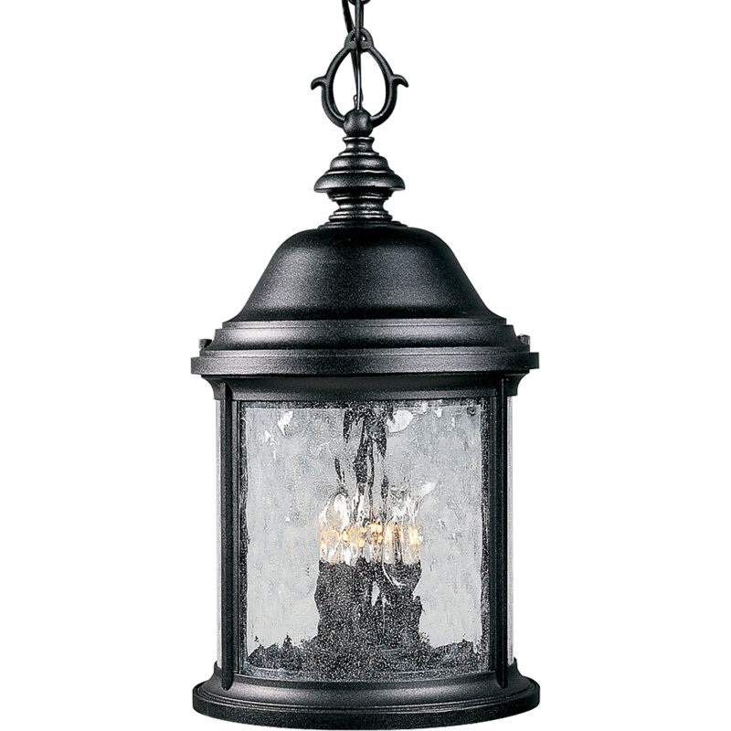 Ashmore 3 - Light LED Outdoor Hanging Lantern Outdoor Lighting, Black
