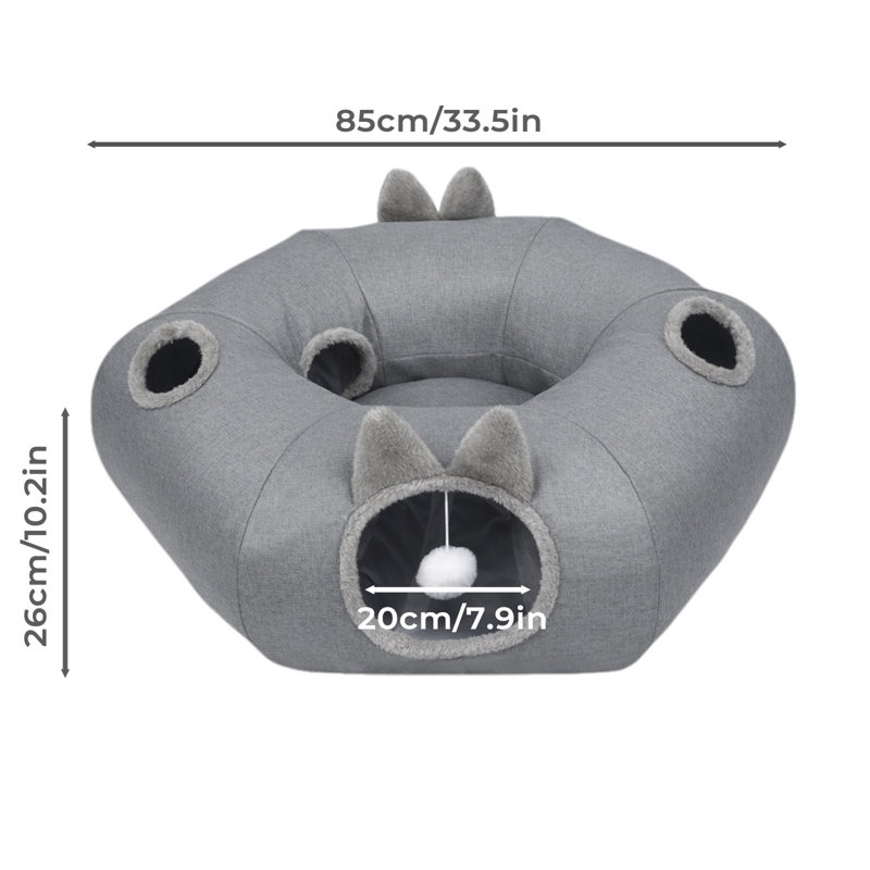 Linen,Polyester Nest Pet Bed