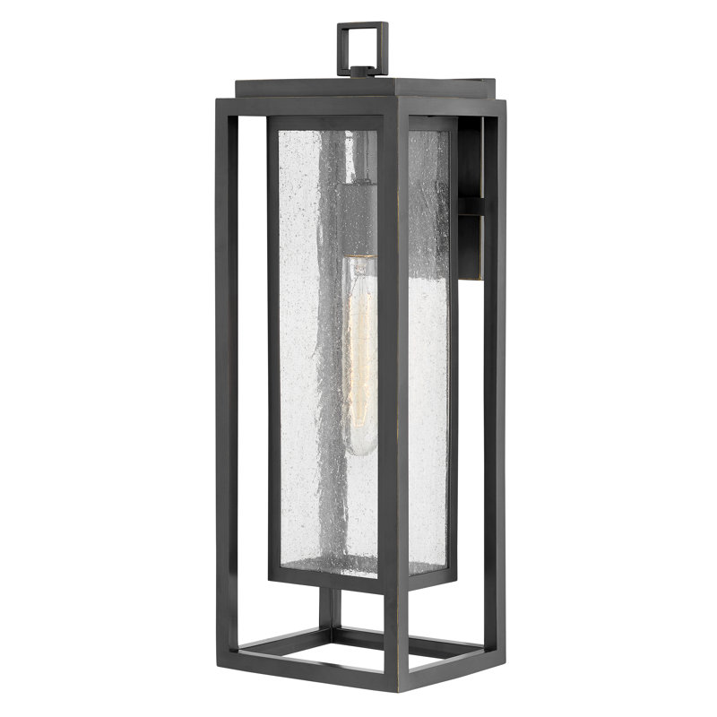 Medium Wall Mount Lantern, Oil Rubbed Bronze, 20" H x 7" W x 6.75" D