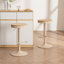 Tabouret de bar pivotant en bois massif l 15,2 po Jaina 