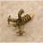Antique Brass Double Handle Bathroom Faucet – Classic Single Hole Basin Mixer Tap