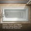 Archer® 72" x 36" Drop in Whirpool Acrylic Bathtub-1870028424