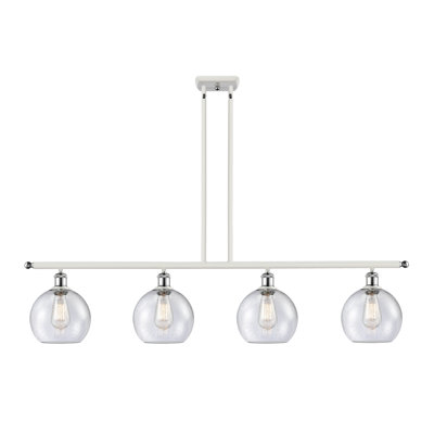 Luminaire suspendu linéaire à 4 lumières pour îlot de cuisine Hamida