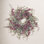 28" Artificial Farmhouse Spring Summer Blossom Cluster Greenery Eucalyptus Star Flower Front Door Wreath