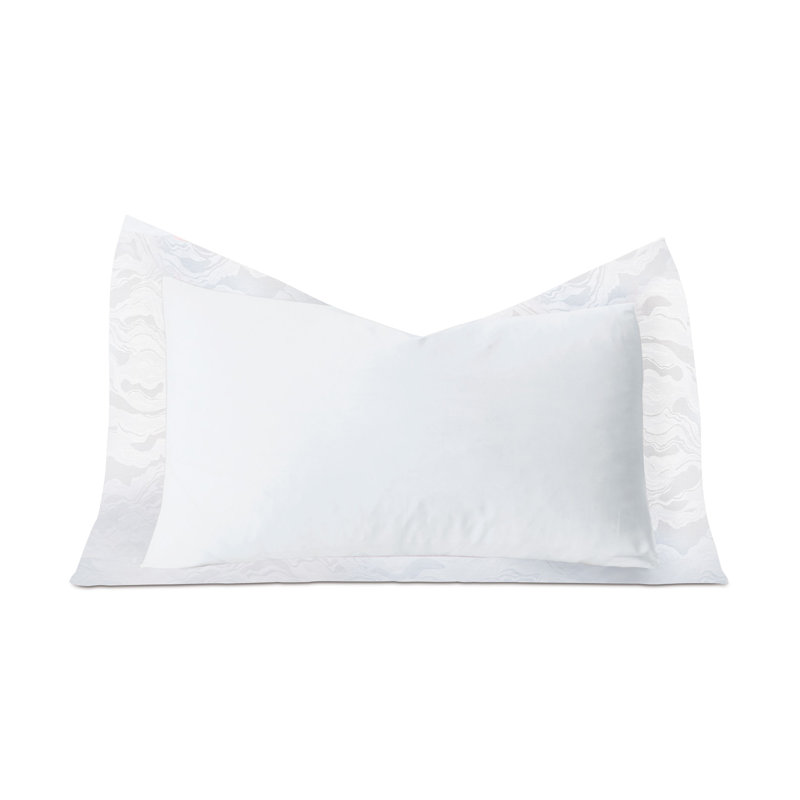Stratus by Celerie Kemble Cloud Boudoir Decorative Sham, Cloud/Nuvola Classic White