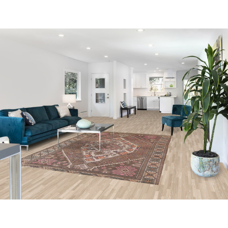 Tapis antique en laine 7 x 9