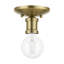 Plafonnier semi-encastré 1 lumière 5 po Grogan-158407232