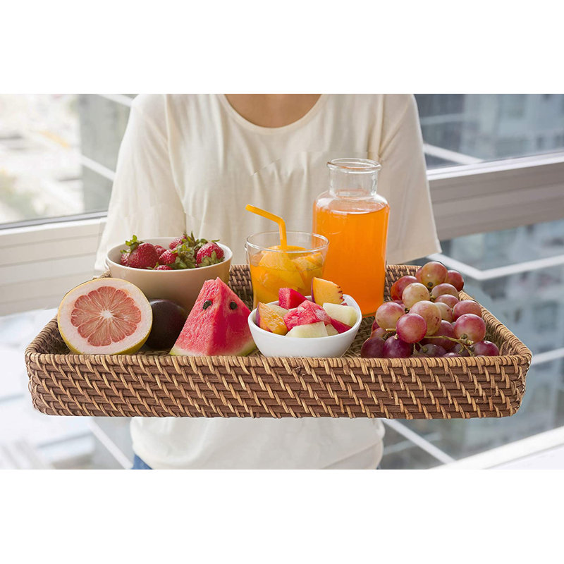 Cerie Wicker Tray
