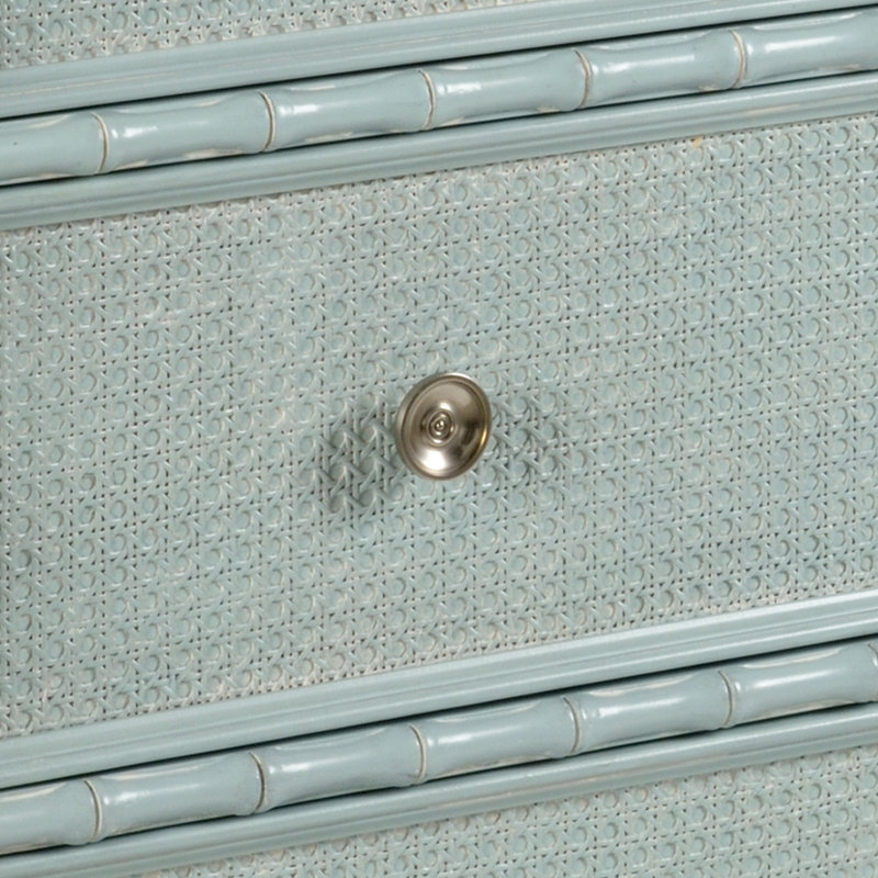 Borneo 4 Drawer Standard Dresser, Yarmouth Blue