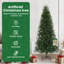 Artificial Christmas Tree Green PVC, PE and steel-1884461771