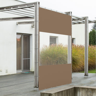 Domi Louvered Polyethylene Plastic Side Wall