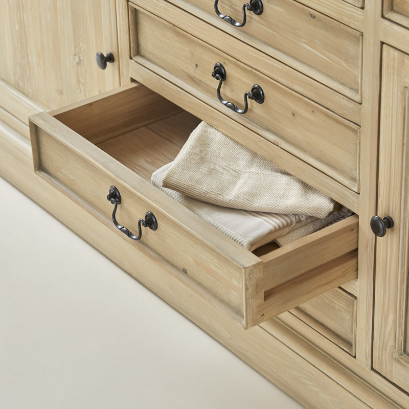 Celeste 88.58'' Solid Wood Sideboard