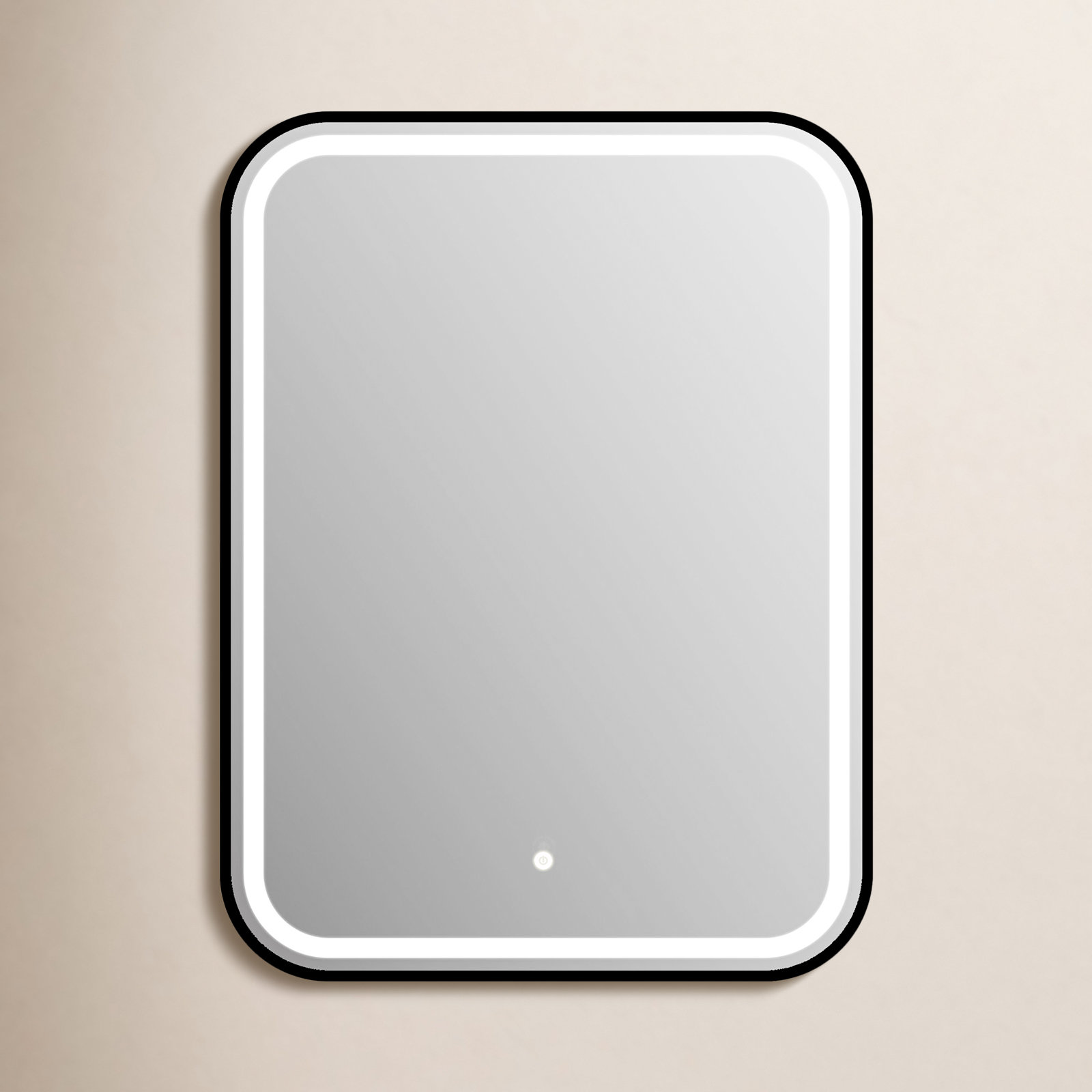 Ani 24" Accent Mirror, Black