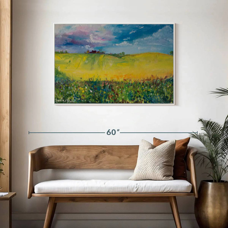 Home, Floating Frame White, 43" X 29"