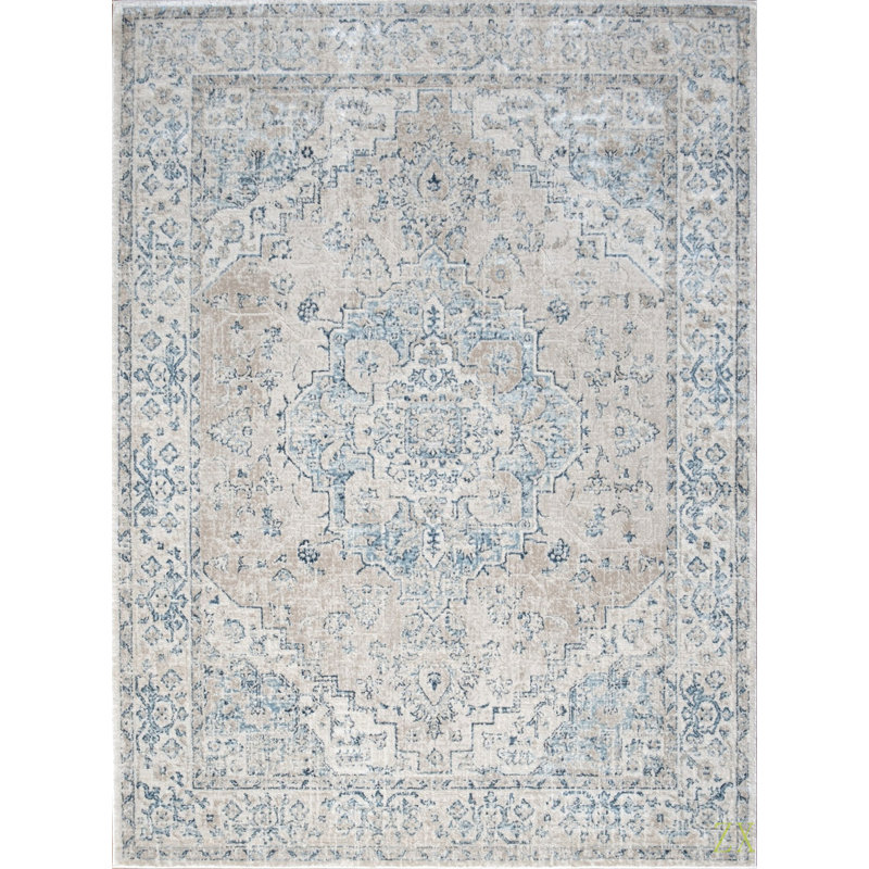 Noble 2 Ft. X 3 Ft. Area Rug Medallion Area Rug – Classic Charm, Soft, Stain Resistant For Living Room, Bedroom, Entryway And High-Traffic Areas