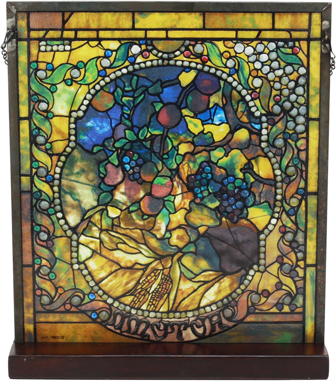 A Wooded Landscape Right Panel by Louis Comfort Tiffany