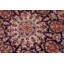 Tapis rouge en laine noué à la main rétro 9 pi 7 po x 13 pi 7 po Kashan Davidson