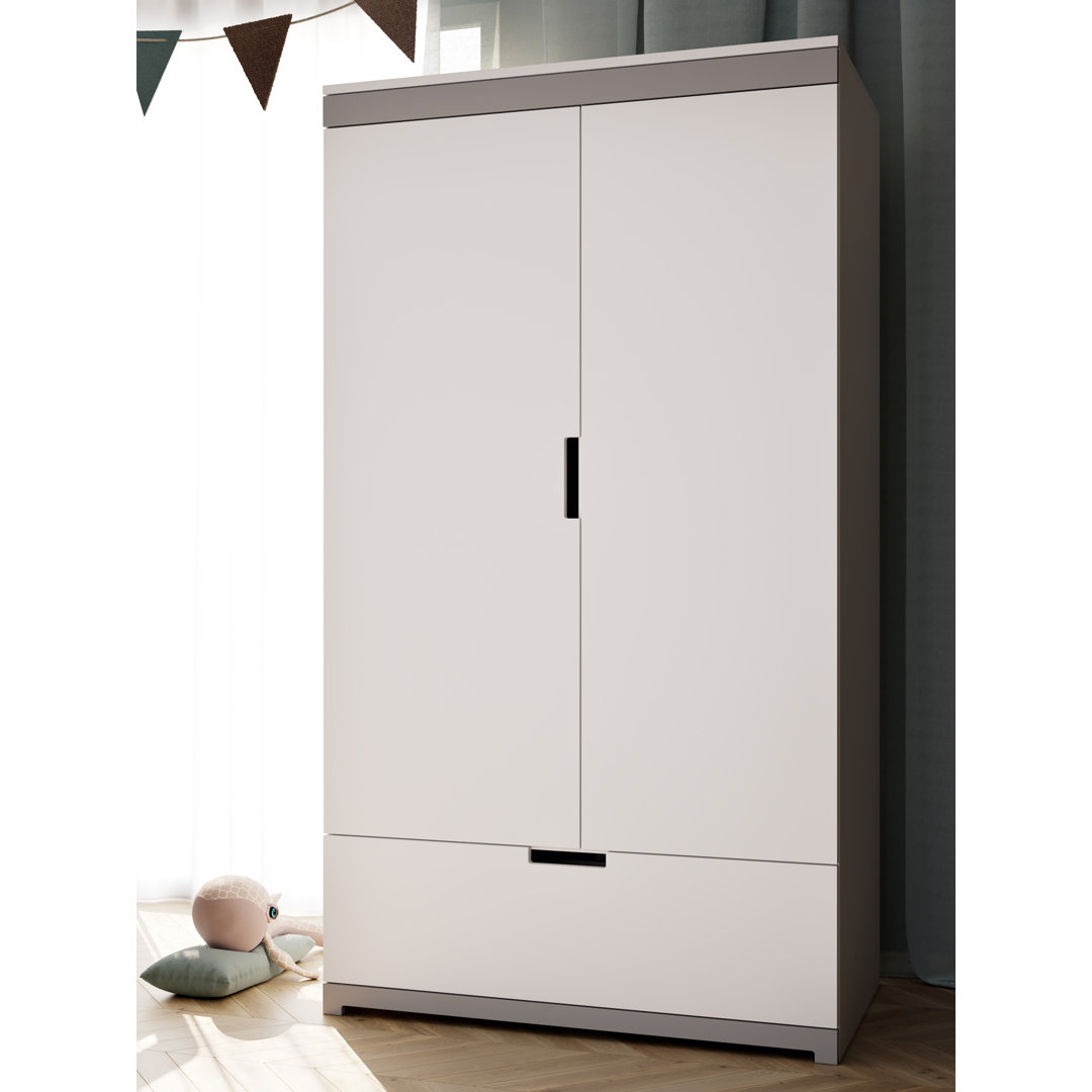 Kleiderschrank Molly, 200 cm H x 80 cm B x 50 cm T