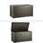 Edrosie Inc 63'' W 230 Gallons Water Resistant Resin Lockable Deck Box-100521121