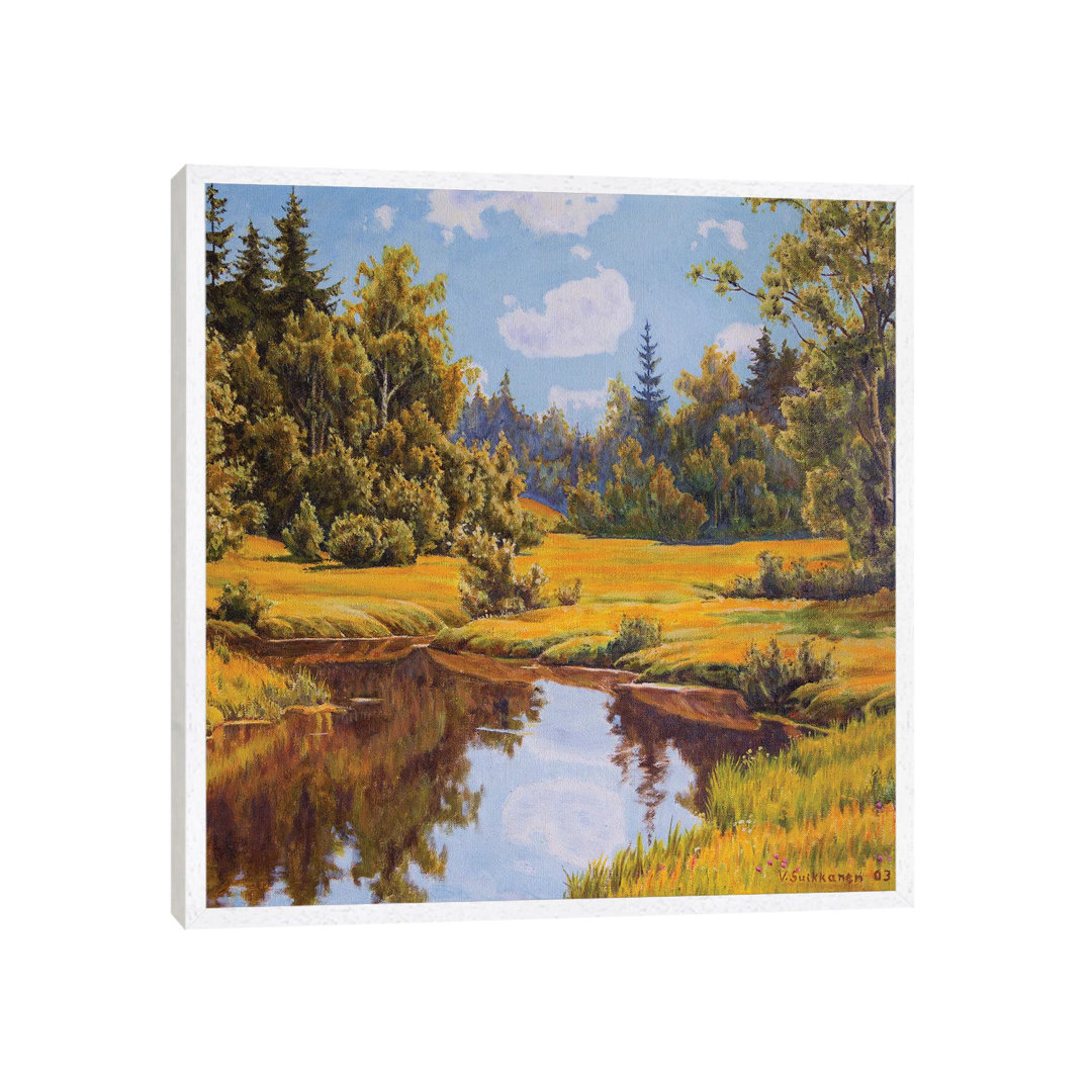 Quiet River von Veikko Suikkanen - Galerie-verpackte Leinwand Giclée auf Leinwand