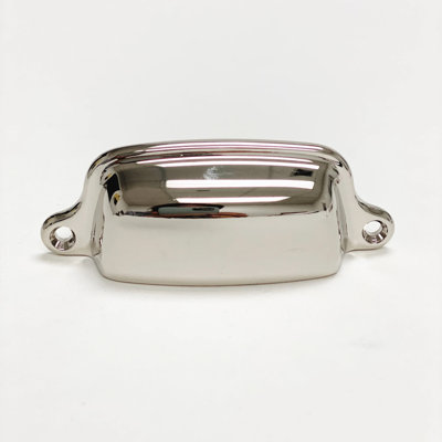 Eloise 3" Center to Center Solid Brass Cup Pull