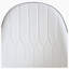 Chaise d'appoint rembourrée blanche Amenda