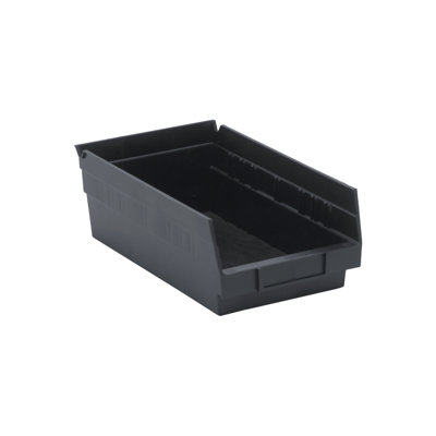 90A73DBF4D3E4BBEB9DA45ACAEBE0752 Boîte de rangement économique pour bacs noirs L 12 po x l 7 po x H 4 po, paquet de 30