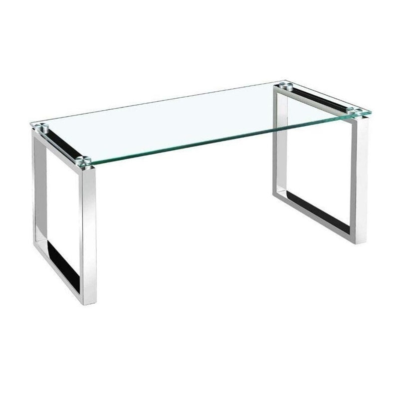 Table basse Seleyna chrome