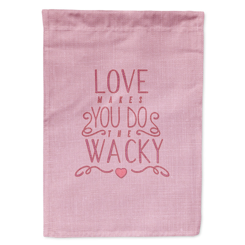 Vous permet de faire la déjantéee en polyester de 15 x 11 po à 2 côtés. drapeau de jardin Love