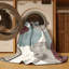 Tapis gris aquarelle lavable à la machine-171415888