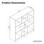 100cm H x 100cm W Cube Bookcase-232000583