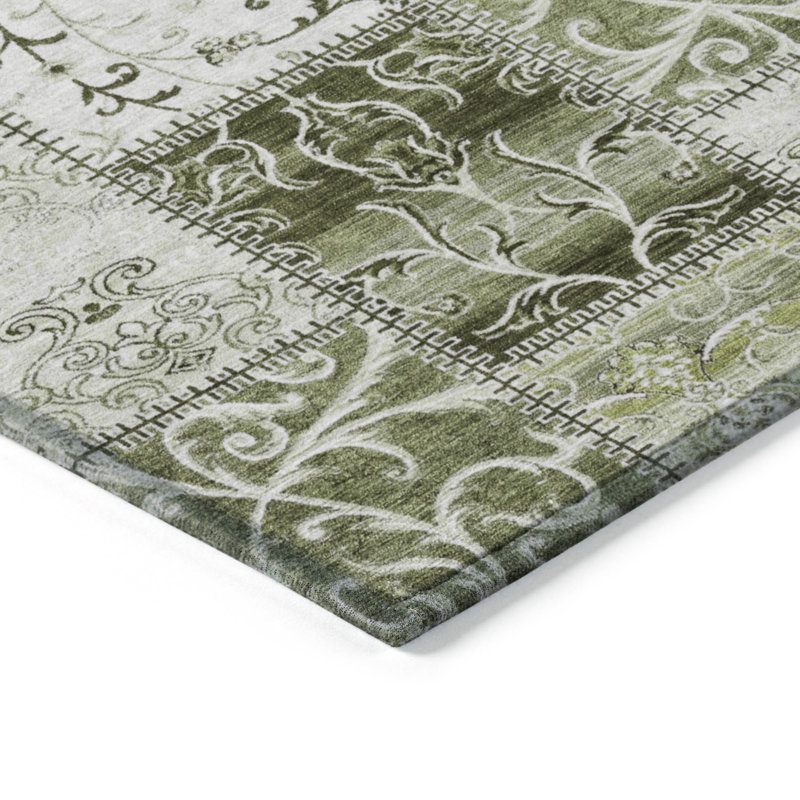 Tapis intérieur / extérieur Francene avec envers antidérapant, Rectangle 9 pi x 12 pi