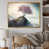 Toile avec cadre photo doré