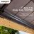 Sunjoy Hardtop Gazebo 11 x 11 ft. Standard Cedar Framed Wood Gazebo with Brown Steel and Polycarbonate