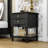 Elegent Nightstand With 2-Drawer & 1-Shelf-1594567076
