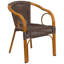 Chaise de patio en bambou et aluminium Nannie-33388873