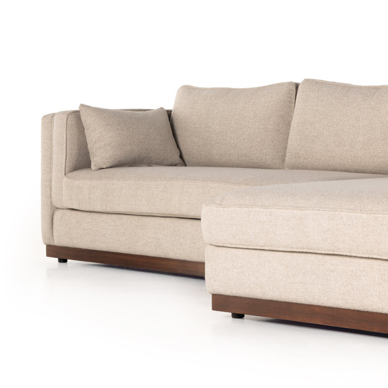 Upholstered L-Shaped Sectional Right Hand Facing