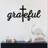 Grateful Cross Script Metal Wall Art - Christian Religious Wall Decor - Faith Inspired Script Design - Spiritual Home Decoration - Church Style Wall Hanging - Rustic Industrial Metal Sculpture - Inspirational Statement Art Piece-329437055-329437049
