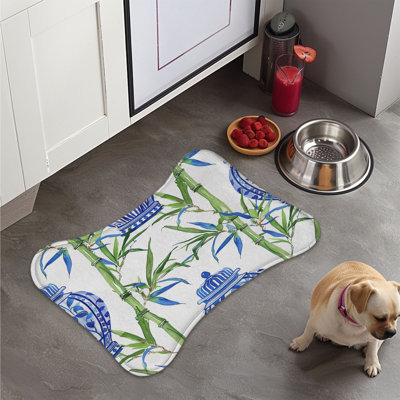 Tapis d'alimentation en os 1 pièce Indochine Elegance