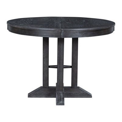 Farmhouse Dining Table Extendable Round Table For Kitchen, Dining Room