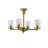 4 - Light Dimmable Cylinder Chandelier