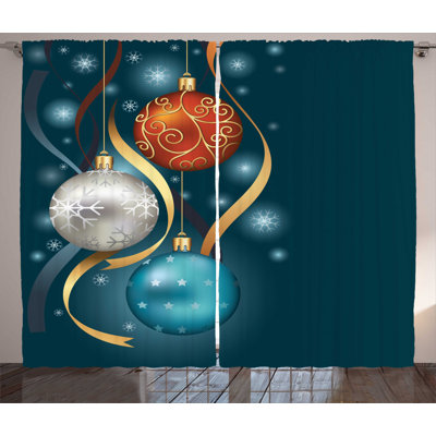 Semi-Sheer Rod Pocket Curtain Panels