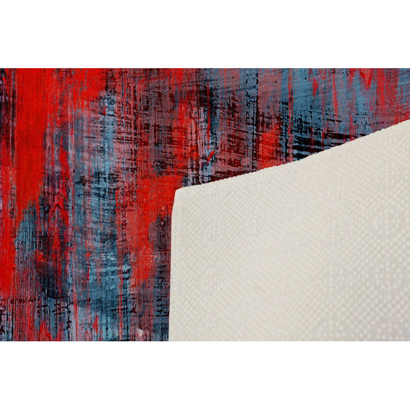 Soft Hall Carpet 2.6 x 4.9 Feet | 100% Polyester, 0.04 in Pile Height | Antibacterial, Non-Slip Underside | Woven with 3D Digital Printing | Machine Washable | Durable & Stylish for Entryways & Living Rooms
