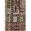 Tapis unique gris / taupe / rose 7 pi x 14 pi 9 po Khotan